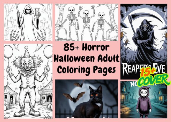 85 Horror Halloween Coloring Pages: A Graphic Designer's Real-World Review