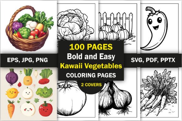 A Designer's Review of the Kawaii Vegetables Graphics Collection