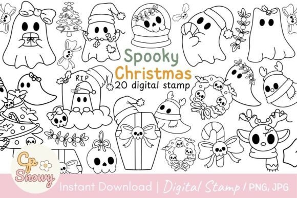 A Designer's Review of the Spooky Cute Christmas Stamp
