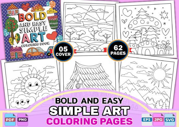 Bold and Easy Simple Art Graphics for Creative Projects