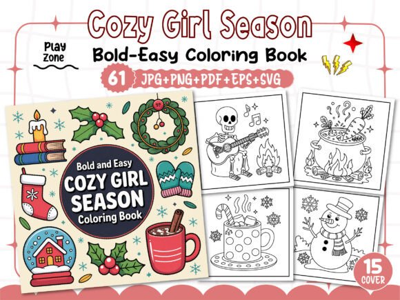 Cozy Girl Season Coloring Book: A Designer's Asset Review