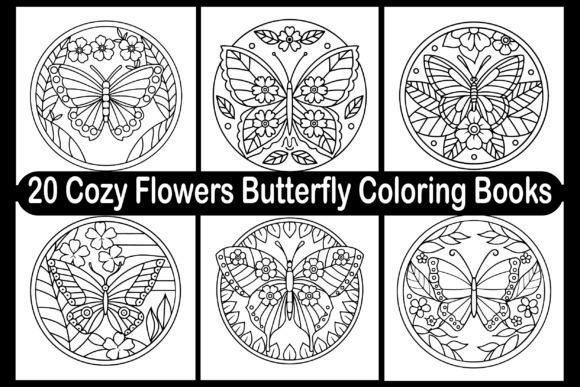 Exploring 20 Cozy Flowers Butterfly Coloring Books