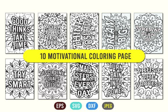 Mandala Coloring Designs for Editorial Graphics and Blogging