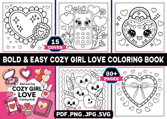 Practical Design Review: Using 80 Easy Cozy Girl Love Coloring Pages for Embroidery