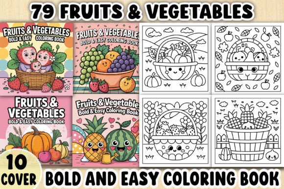 Real Graphic Design Review: Fruits & Vegetables Graphics for Professional Projects