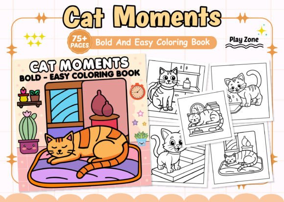 Review: Cat Moments Meow Life Coloring Pages for Crafters