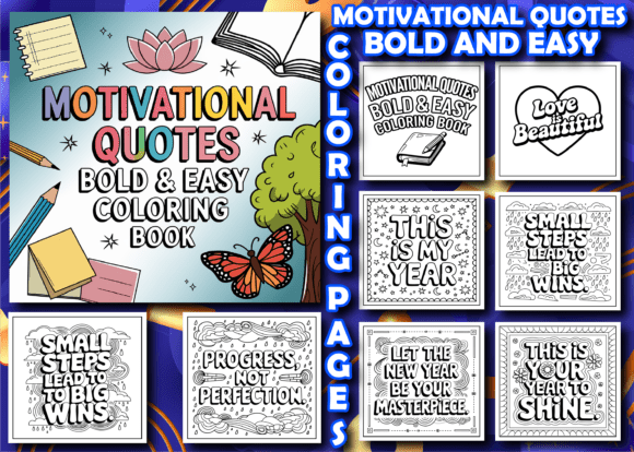 Review: Motivational Quotes Coloring Book for Local Branding